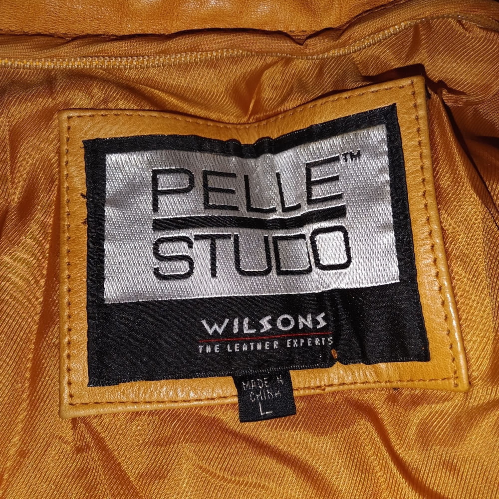 Veste Pelle Studio Homme Capuche Beige Doublée - Taille 2XL - Neuf Avec étiquettes